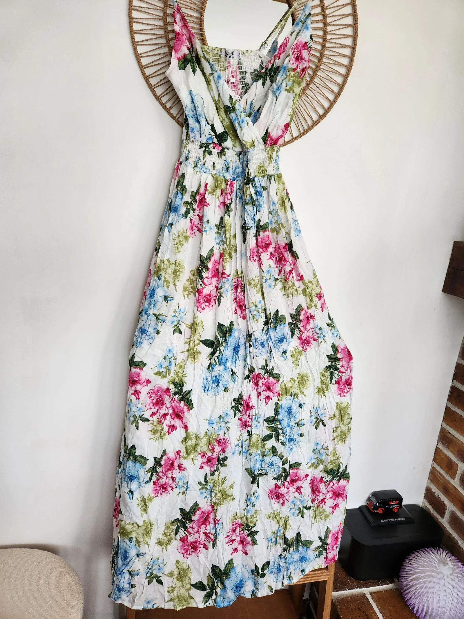 đž robe longue d'Ă©tĂ© fleurie